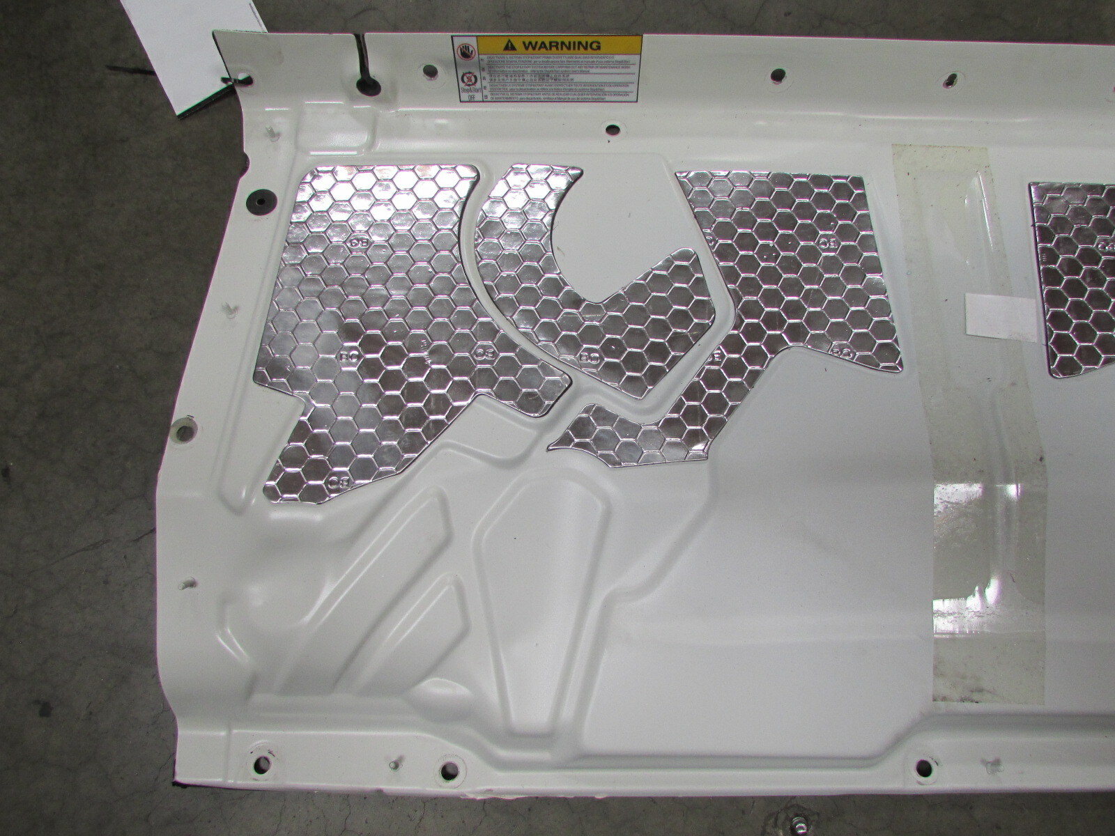 Ferrari 488 Spider, Roof Tub Heat Shield, Used, P/N 86880600