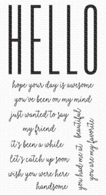 My Favorite Things Stempelset ''How to Say Hello'' Clear Stamp