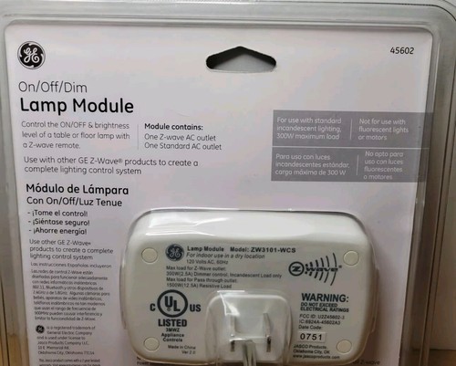 GE 45602 Z-Wave Technology dimmer modulo lampada controllo fulmini wireless - NUOVO! - Foto 5 di 10