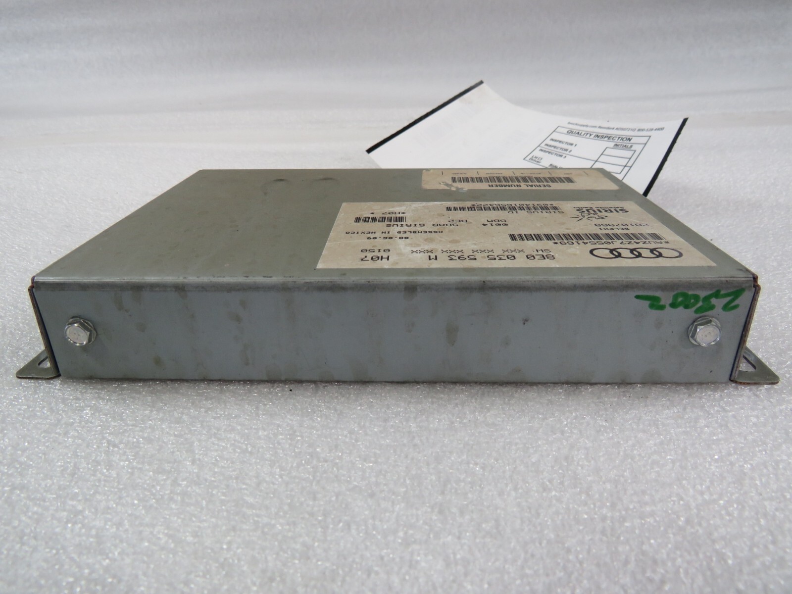 Lamborghini Gallardo, LP550 Satellite Radio Control Module, Used, P/N 8E0035593M