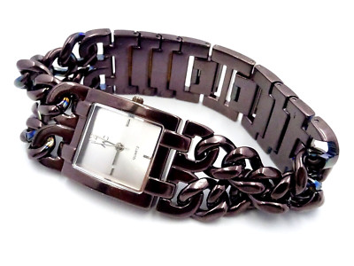 MC TIMETREND Damen Uhr Edelstahl Kupferfarben Quarz Analog Luxus Trendig & Chic