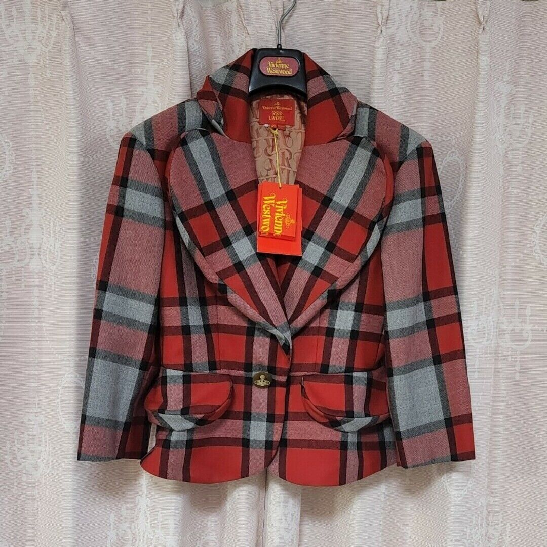 Vivienne Westwood Love Jacket Size 40 Red From Japan NEW Vivienne Westwood Love Jacket Size 40 Red From Japan NEW