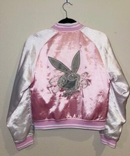 Y2K vintage original Playboy bomber jacket