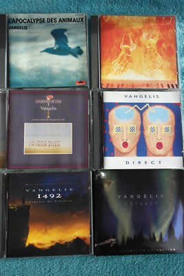 Vangelis -Job lot: L'apocalypse, Heaven, Chariots, Direct, 1492, Odyssey (6 CDs)