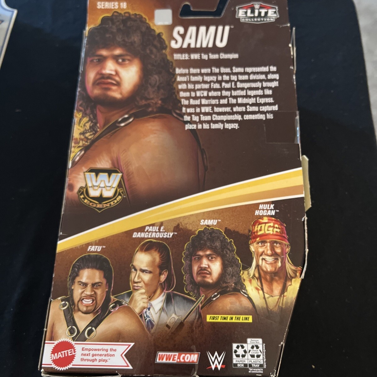 スポーツ WWE Elite Legends Samu and Fatu 2 set WWE Legends Series 18 - Samu and Fatu (Samoan Swat Team
