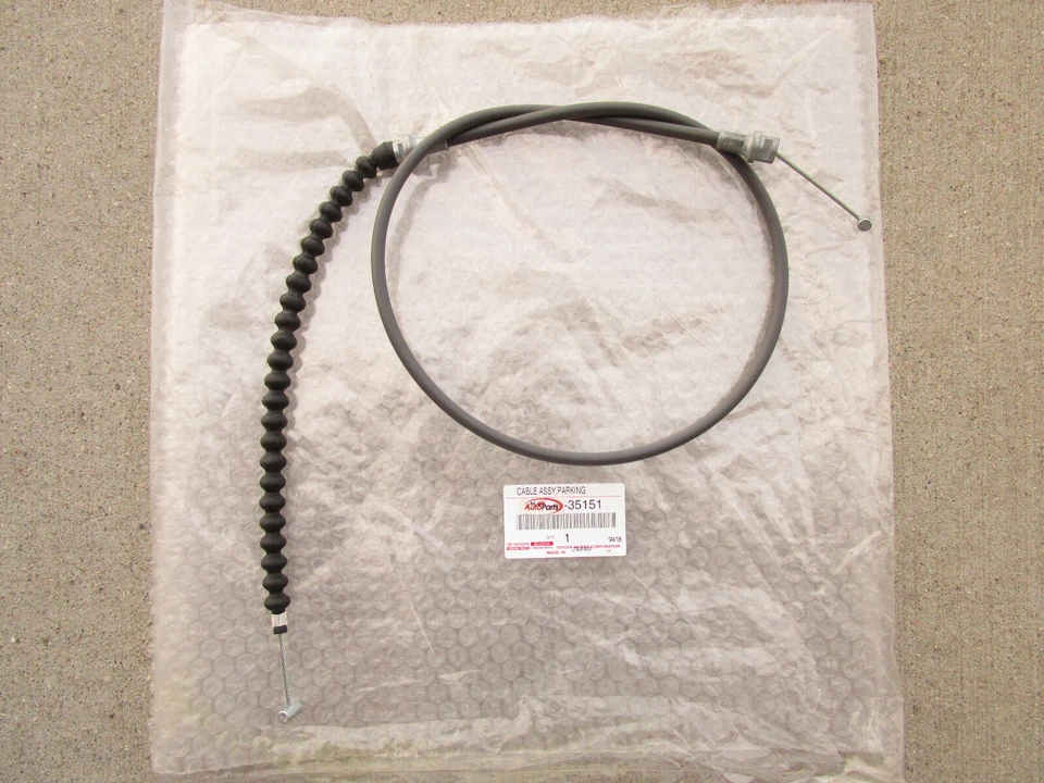 SE ADAPTA A: 79 - 83 CABLE DE FRENO DE ESTACIONAMIENTO PARA CAMIONETA TOYOTA OEM NUEVO Foto 3 de 4