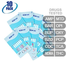 Mintegrity [10pk] 12-Panel Dip Card Urine Drug Test  #MI-WDOA-1124