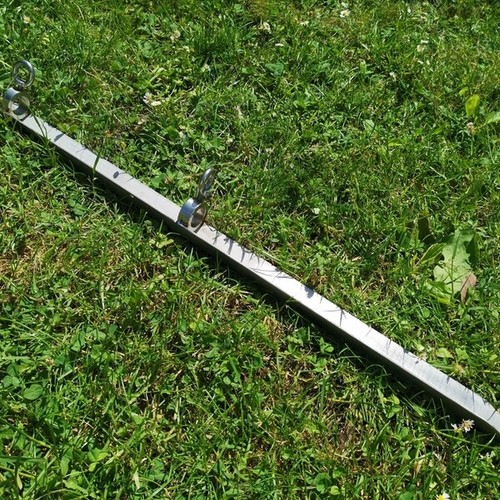 Edelstahl Sonnenschirm Halter Rasen Dorn Erdspieß Bodenhülse Hering