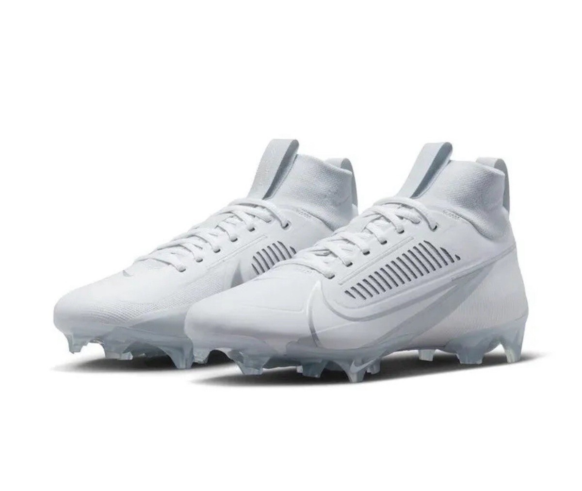 Nike Vapor Edge Pro 360 2 Football White Metallic Silver Men's Sz