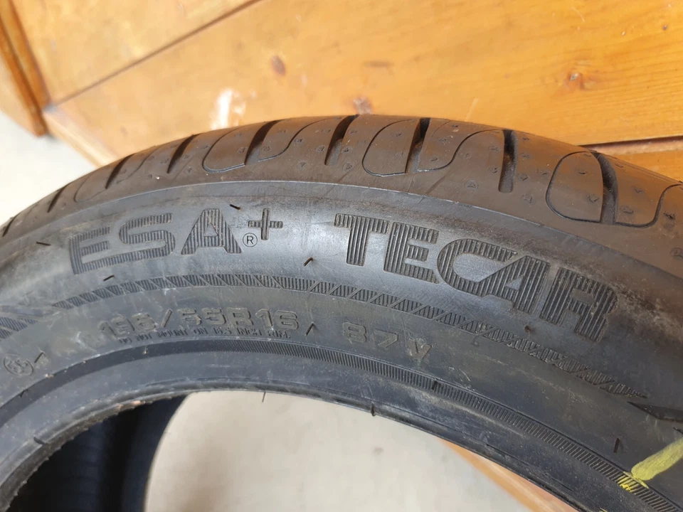1x ESA TECA Spirit 5 HP 195/55 R16 87V Sommer Reifen DOT 18 - Bild 3 von 4