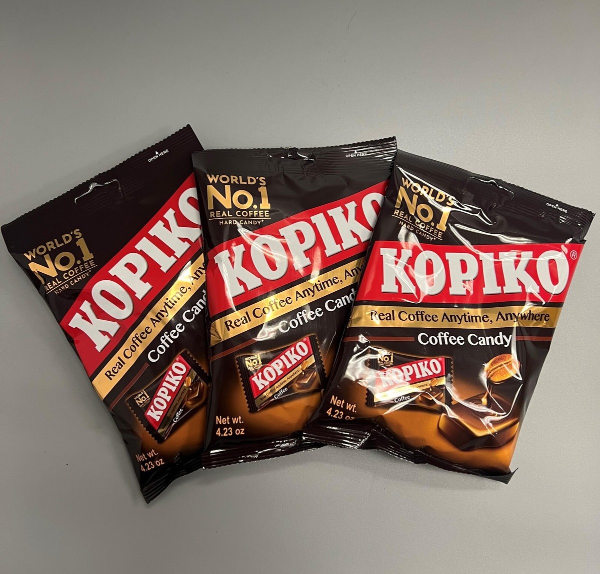 Kopiko Coffee Candy 4.23 oz x 3 Packs Hard Coffee Candy US