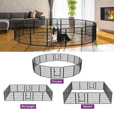8/16/24 Panels 33'' Dog Pen Pet Playpen Kennel Puppy Exercise Barrier Out/Indoor