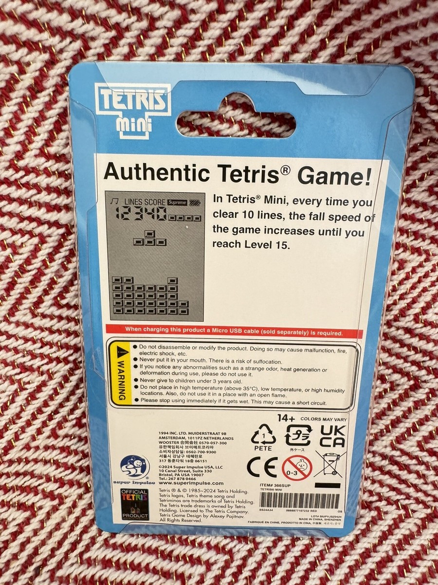 最終値下げ！新品 Supreme x Tetris Mini Red 🔥Supreme x Tetris Mini Game| SS24| Red Supreme Tetris | eBay