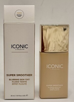 Iconic London Super Smoother Blurring Skin Tint 30ml - Neutral Light - Neu im Karton