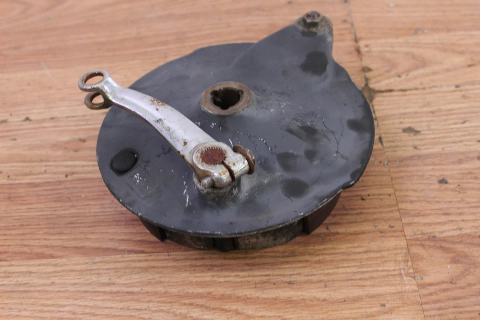 Yamaha XT500 1976 placa de freno trasero Foto 4 de 4