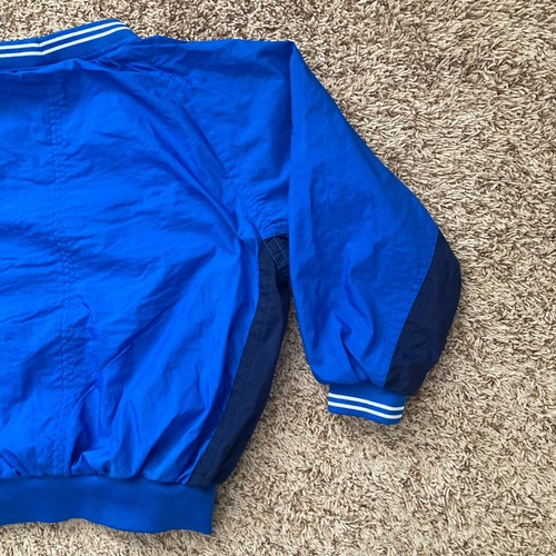 Nike Pullover Windbreaker Youth M 10/12 Blue Lined Center Swoosh Zip Pockets - Picture 9 of 14