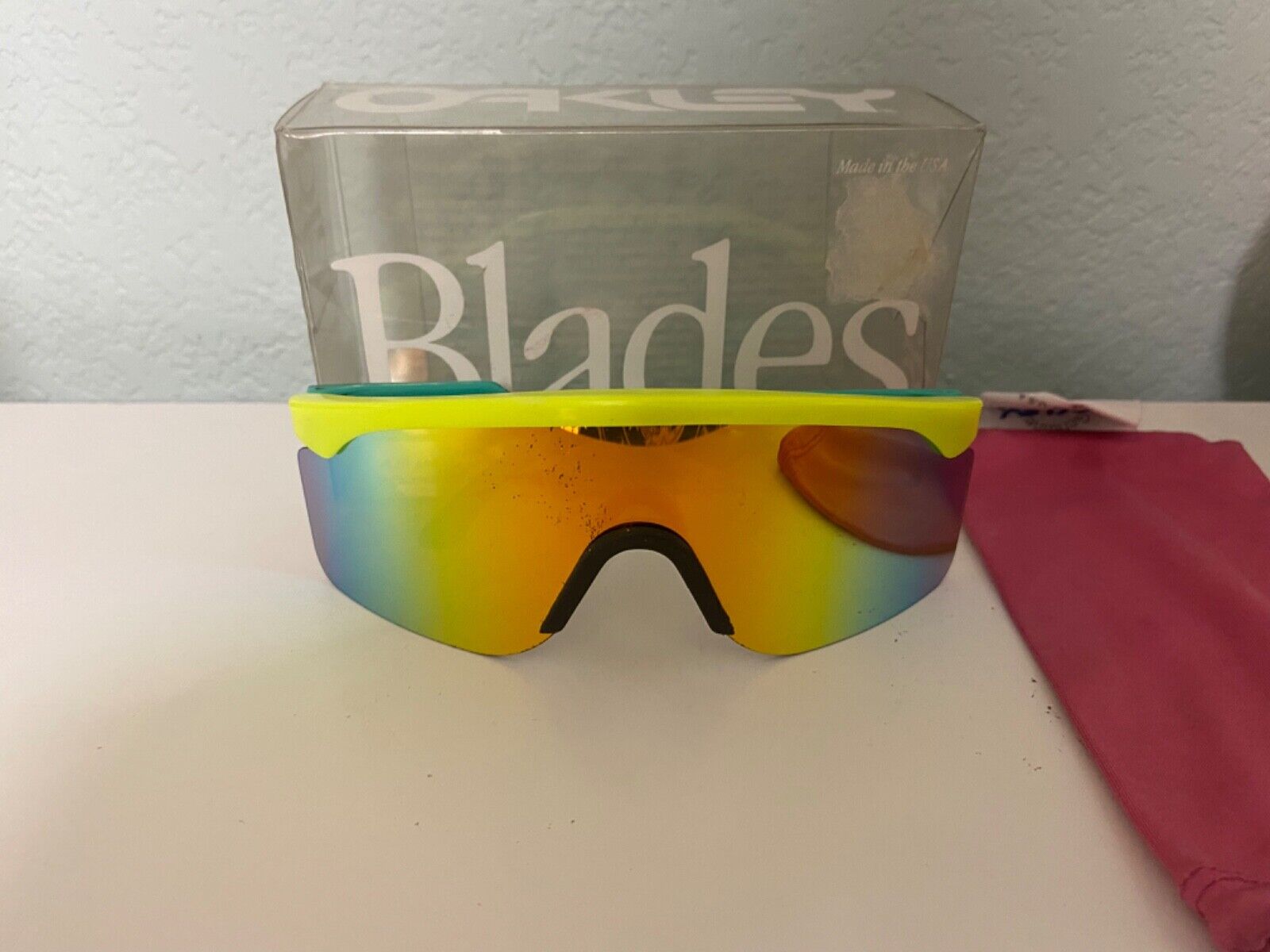 Oakley Blades® 1988 Vintage Sunglasses Full Set New Unworn