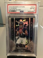 2023 Panini Rookies & Stars - Crusade C.J. Stroud #CR-12 Silver Prizm (RC) PSA 8