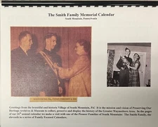 South Mountain, PA Smith Family 2025 Memorial Calendar