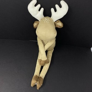 Target Pillowfort Moose Plush Pal Pillow Buddy Brown Tan Hanging Stuffed 18