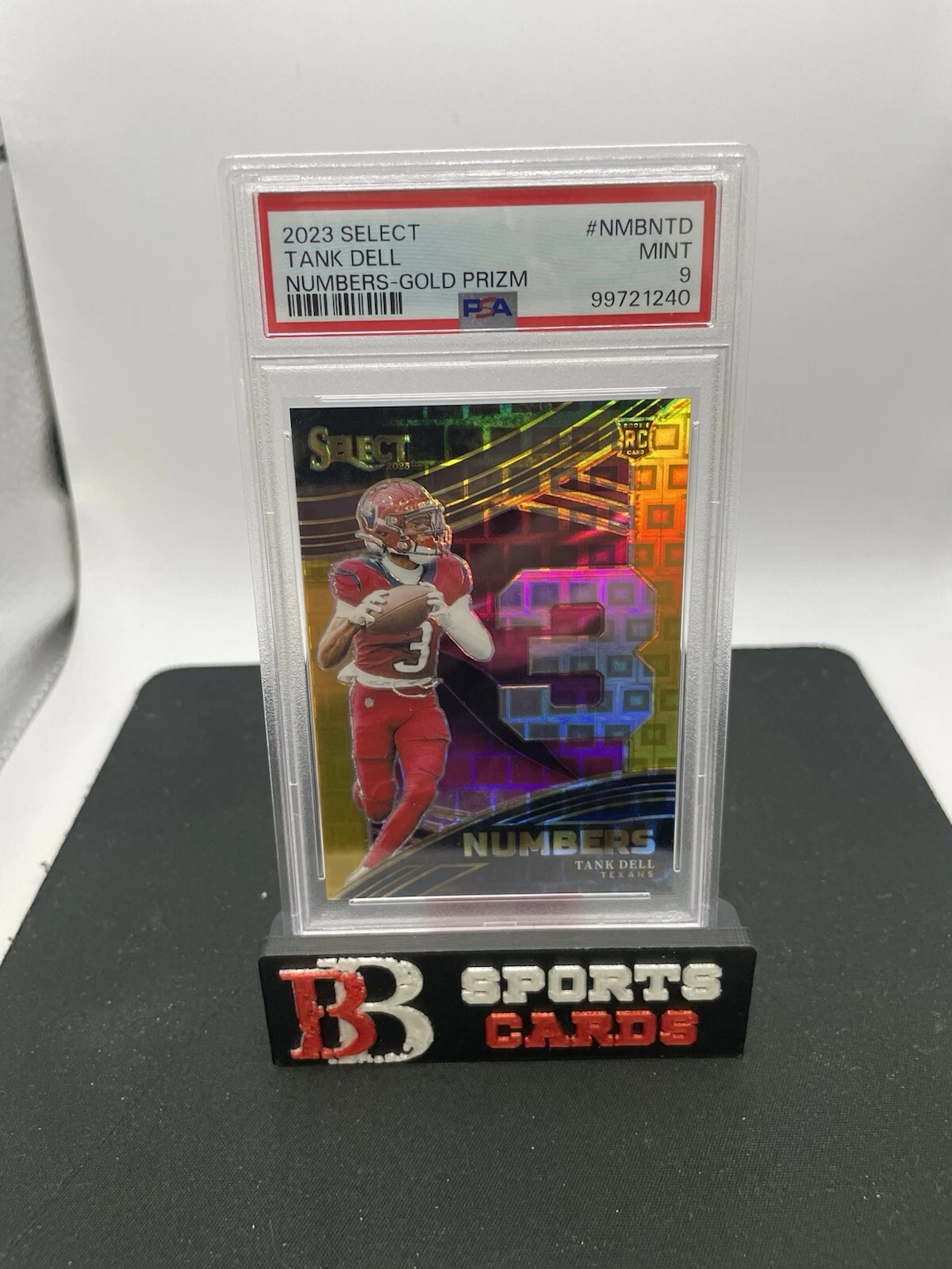 Tank Dell Panini Select Select Numbers #NMBNTD Gold Prizm