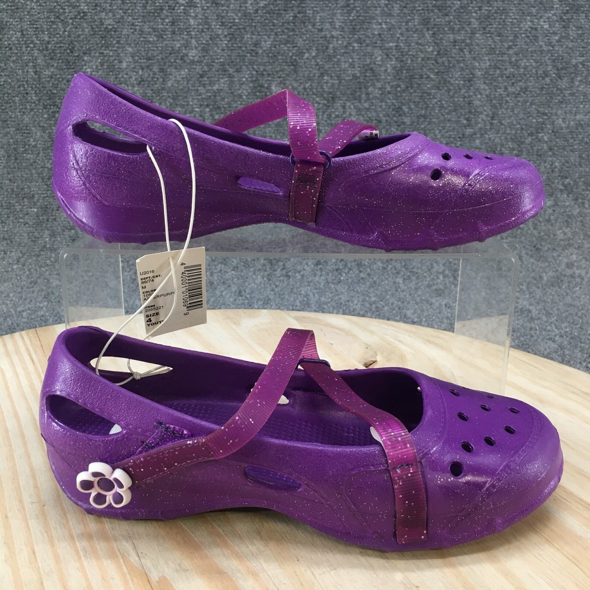 Place Shoes Youth Aster Glitter Mary Jane Strap Flats 2055221