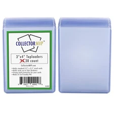 120 NEW Toploader Top Loaders Card Sleeves for Sports/Trading Cards 3x4 Storage