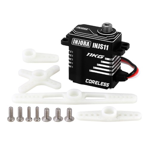 INJORA Coreless High Torque Digital RC Servo & Mount & Horn für 1/24 AX24 SCX24 - Bild 8 von 21