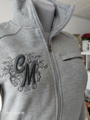 M.Conte Donna Sweat Jacke Damen  grau Gr.M NEU