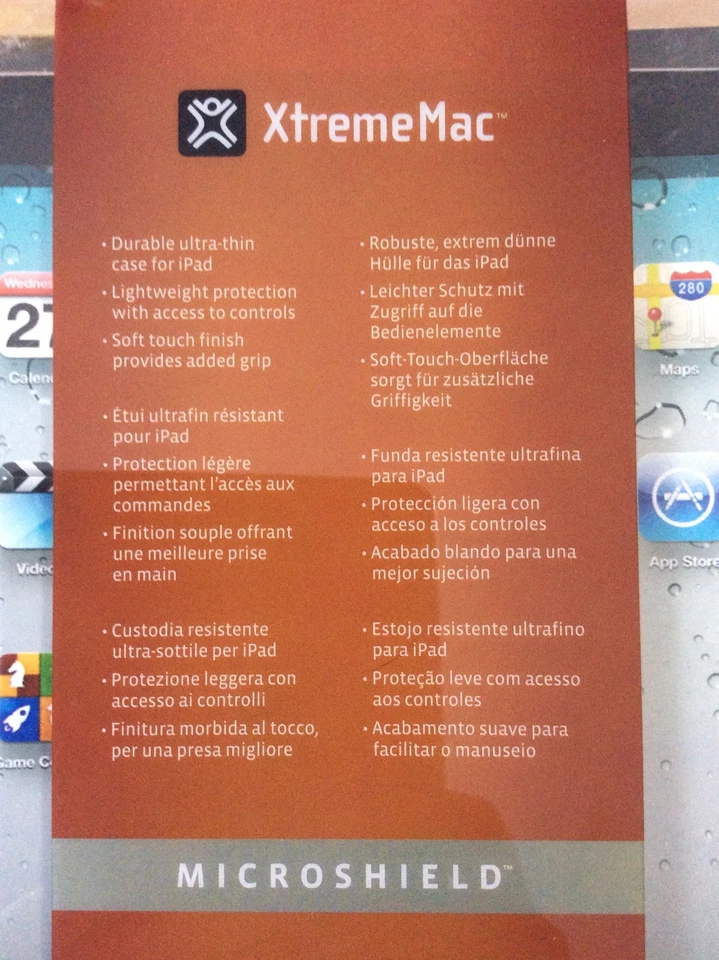 NEW XtremeMac PAD-MS2-23 MicroShield Ultra-Thin Case for Apple iPad 2 - BLUE  - Image 3 of 4