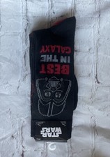 Men s Star Wars Darth Vader Socks Rule the galaxy New 2 Pair /size 6-12