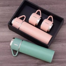 Thermo Coffee Travel Mug Stainless Steel Vacuum Flask Double Layer Gift Set500ml