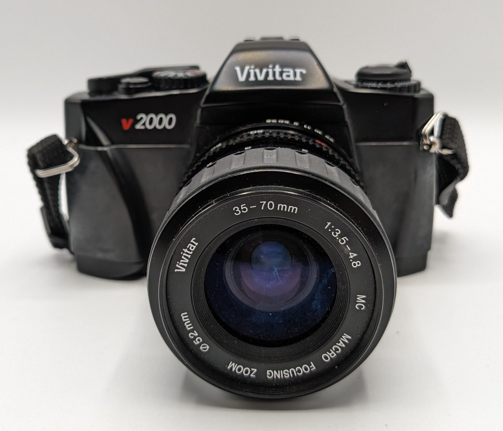 Pentax K1000 Vivitar V3800N 35mm SLR Student Camera With 50mm Lens