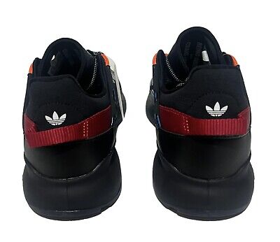 Size 10 - adidas ZX 2K Boost Pure Black Scarlet for sale Size 10 - adidas ZX 2K Boost Pure Black Scarlet for sale