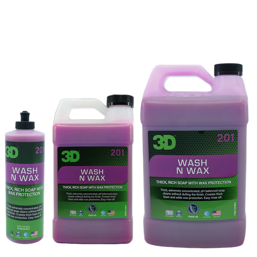 3D Wash N Wax Car Wash Soap - pH Balanced, Easy Rinse with Wax Protection - Afbeelding 2 van 7