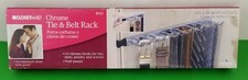 NEW Closetmaid Chrome Tie Belt Scarves Jewelry Rack Wall Mount W/14 Hooks