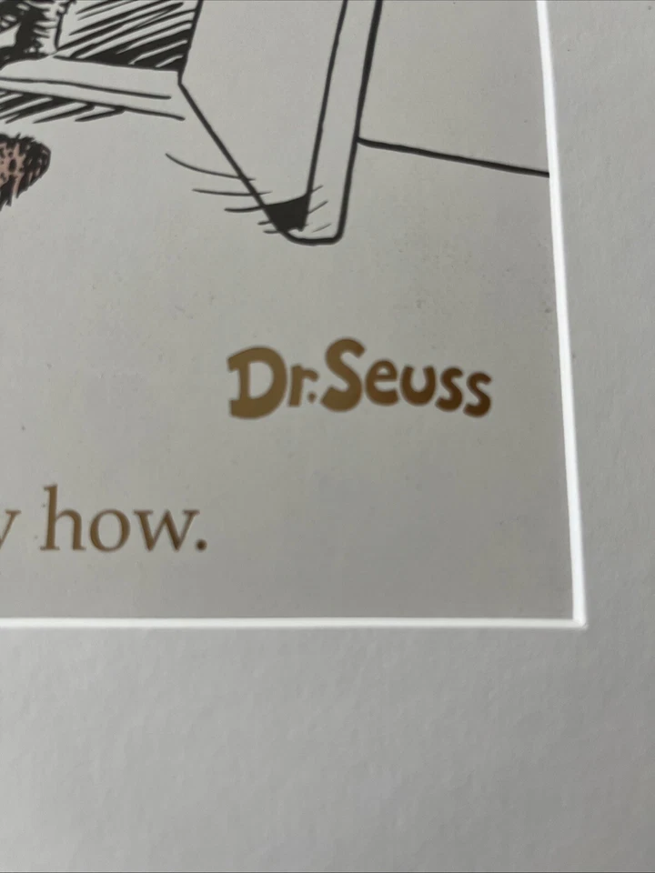 Dr. Seuss "El gato en el sombrero" - Impresión artística mate. No enmarcado. Foto 4 de 4
