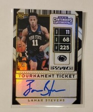 2020 Contenders Draft Picks Tournament Ticket /49 Lamar Stevens Rookie Auto RC