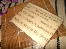VINTAGE SMITH & JOHNSON DRY GOODS COTTON BINDING  TRIM  / RIBBON ~ 3/4" X 94"