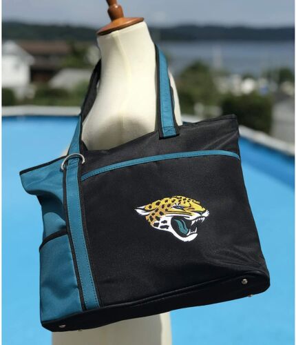 Jacksonville Jaguars NFL Football Carryall Tote Bag Embroidered Logo Brand New - Foto 2 di 2