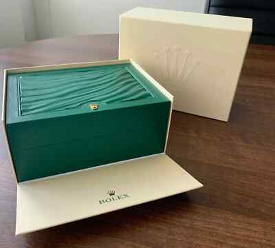 RARE GENUINE ROLEX LARGE WATCH BOX W/ OUTER BOX