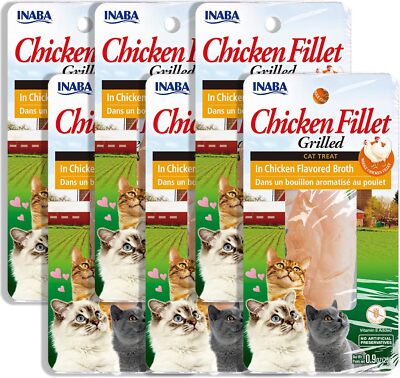 INABA Natural, Premium Hand-Cut Grilled Chicken Fillet Cat