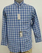 Daniel Cremieux Signature 6 Blue White Plaid L/S Men's Shirt M NWT 89.50