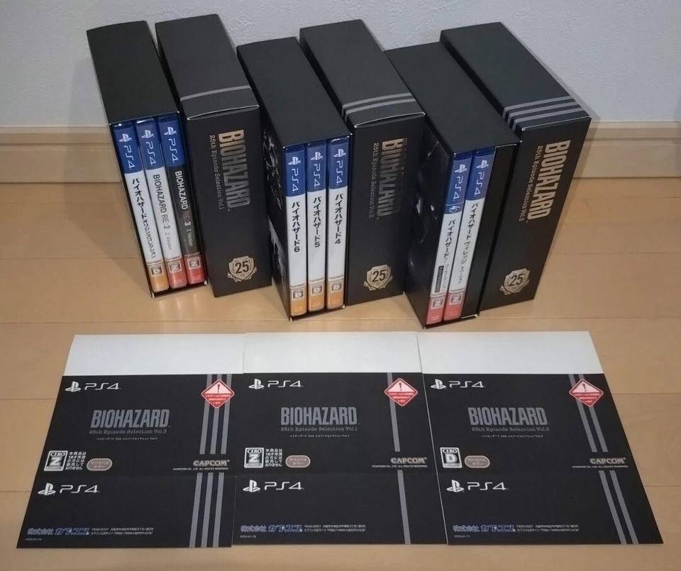 Biohazard Resident Evil 25th Anniversary Episode Selection Vol.1~3 PS4 de JP - Imagem 3 de 3