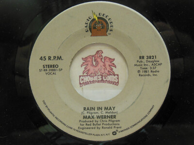 Max Werner   Rain In May / In The Winter, 45 RPM EX (22N)