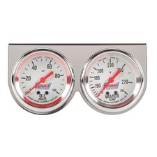 Summit Racing Gauge Kit Analog Console 2 58 Water Temperature Oil Pressure Kit Summit Racing Gauge Kit Analog Console 2 58 Water Temperature Oil Pressure Kit