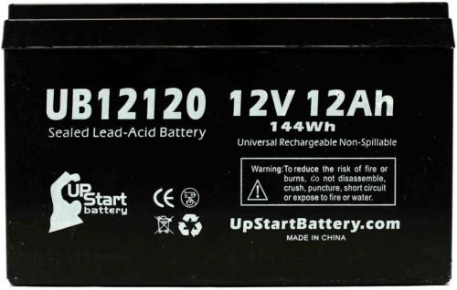 UB12120 Universal Sealed Lead Acid Battery (12V, 12Ah, F1 Terminal, AGM, SLA)