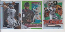 (3) Luis Robert 2022 Optic Diamond Kings Green + Silver Unleashed + Star Gazing