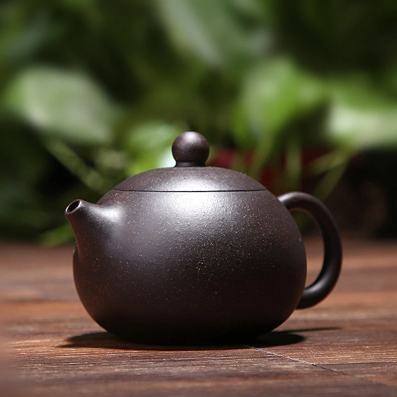 Tetera hecha a mano de 6,8 oz Yixing Zisha Clay Master Xishi Pot cesta agujeros infusores Foto 3 de 4