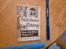 Storehouse Tithing - Does the Bible Teach It? by John R. Rice - 1954 Paperback